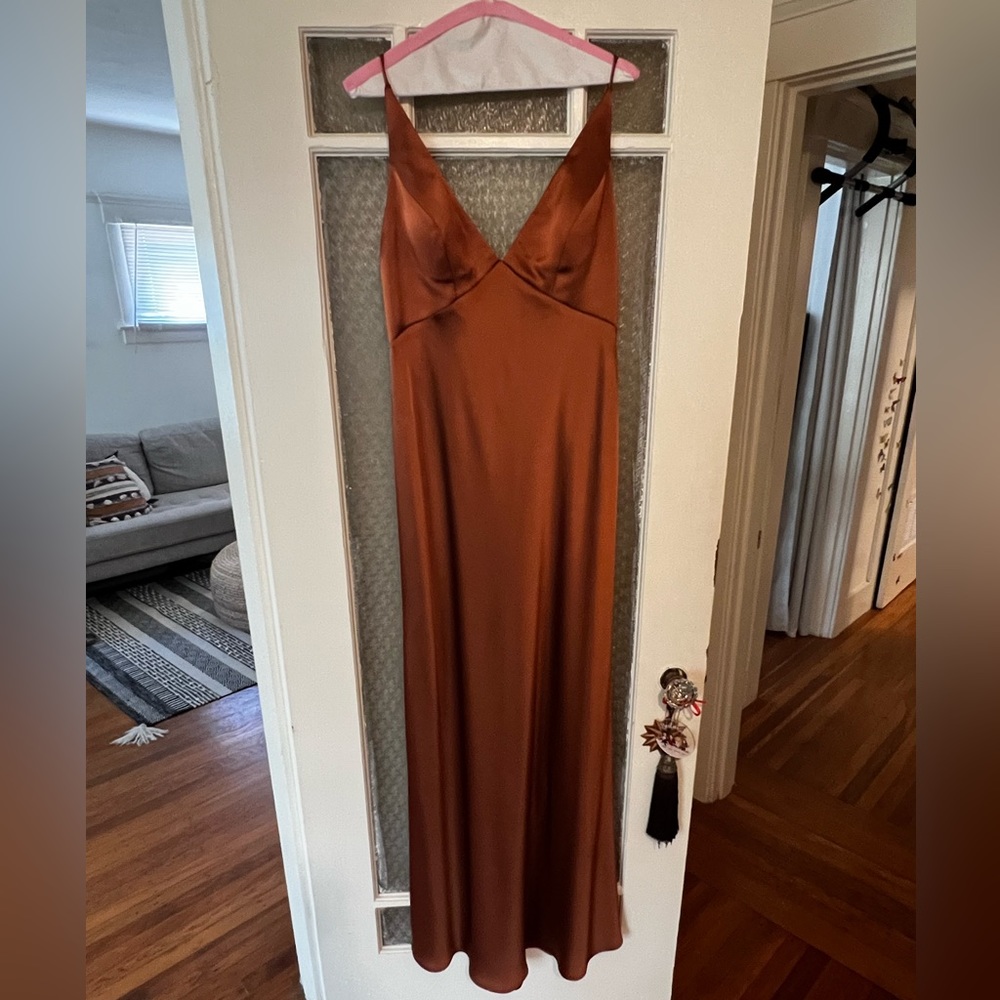 Jenny Yoo Copper Eloise bridesmaid dress